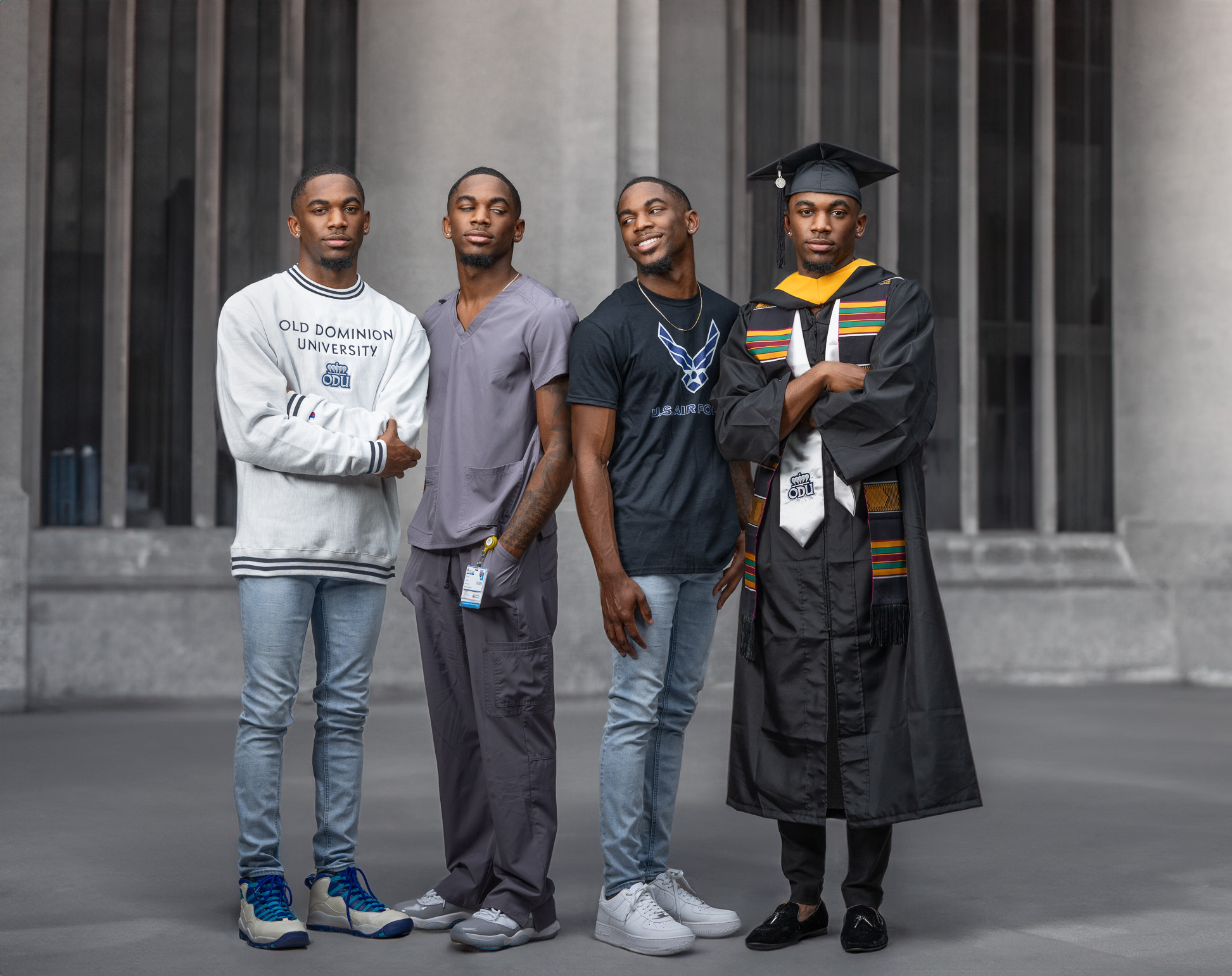 Graduation portrait from a well-planned session